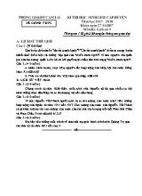 Đề thi học sinh giỏi cấp huyện môn Lịch sử Lớp 9 - Năm học 2017-2018 - Phòng giáo dục và đào tạo Cam Lộ (Có đáp án)